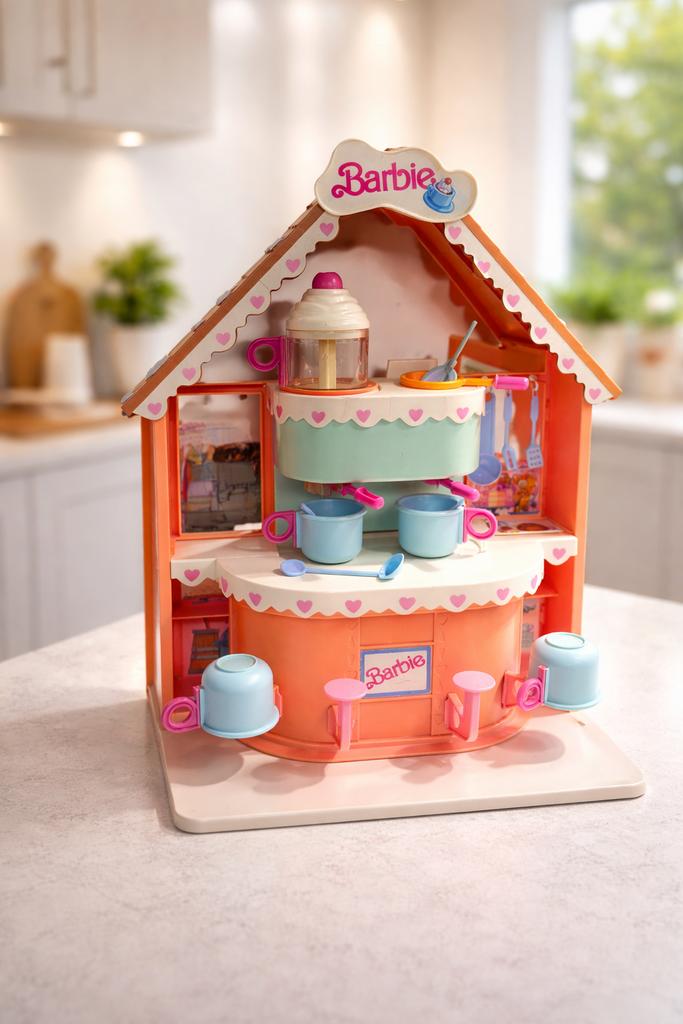 Vintage Barbie Ice Cream / Dessert Chalet, Kinderen en Baby's, Speelgoed | Poppen, Gebruikt, Barbie, Ophalen of Verzenden
