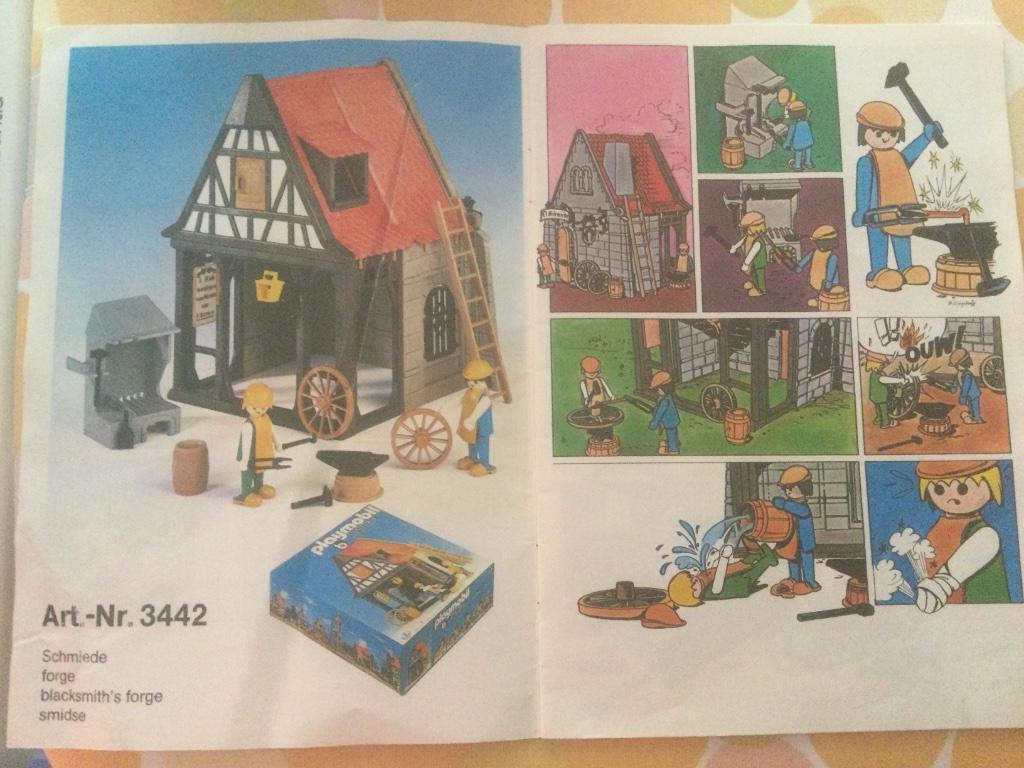 Playmobil Forge 3442 vintage., Enlèvement, Utilisé, Ensemble complet