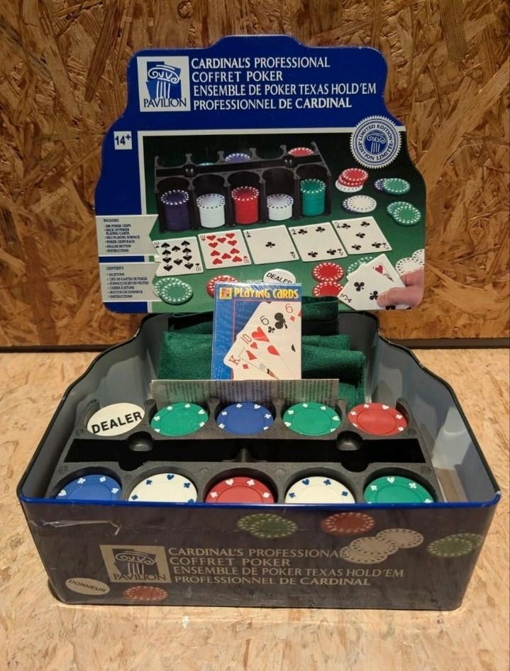 Cardinal professioneel pokerspel, Ophalen of Verzenden, Zo goed als nieuw