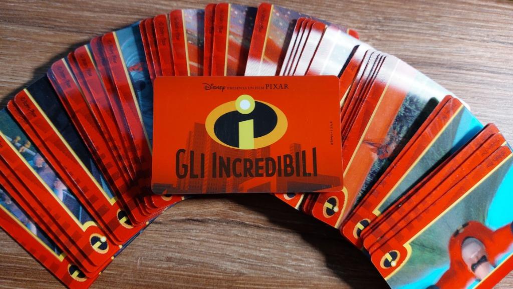 Cartes 3D The Incredibles Gli Incredibili Kinder Ferrero (2), Collections, Enlèvement ou Envoi, Comme neuf, Autres types