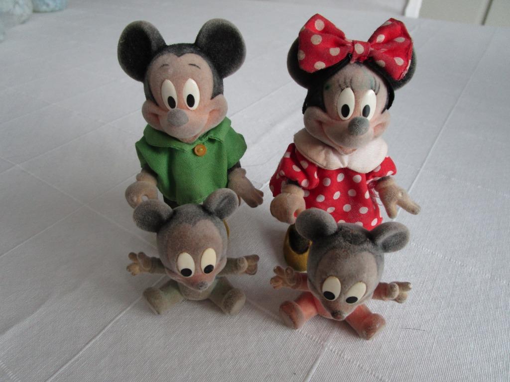 Mickey mouse, Minnie mouse, Verzamelen, Ophalen, Mickey Mouse, Gebruikt, Beeldje of Figuurtje