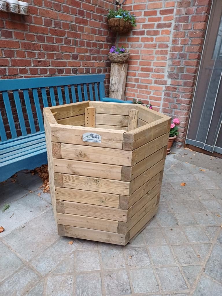 Bac à fleurs en bois NEUF, Ophalen, Hout