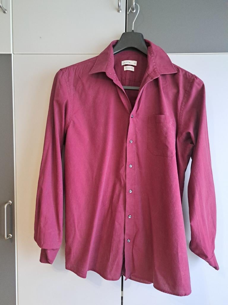 3 overhemden voor heren maat 42, Kleding | Heren, Overhemden, Zo goed als nieuw, Wit, Ophalen of Verzenden