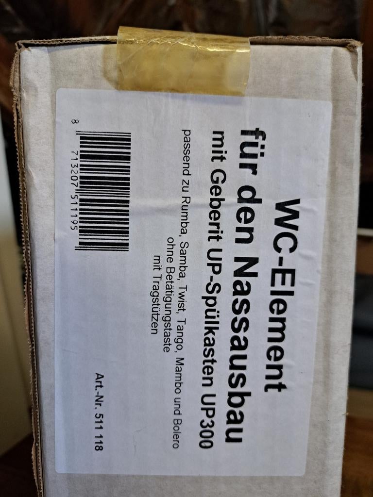 2 wc elementen om in de muur in te bouwen, Ophalen, Nieuw