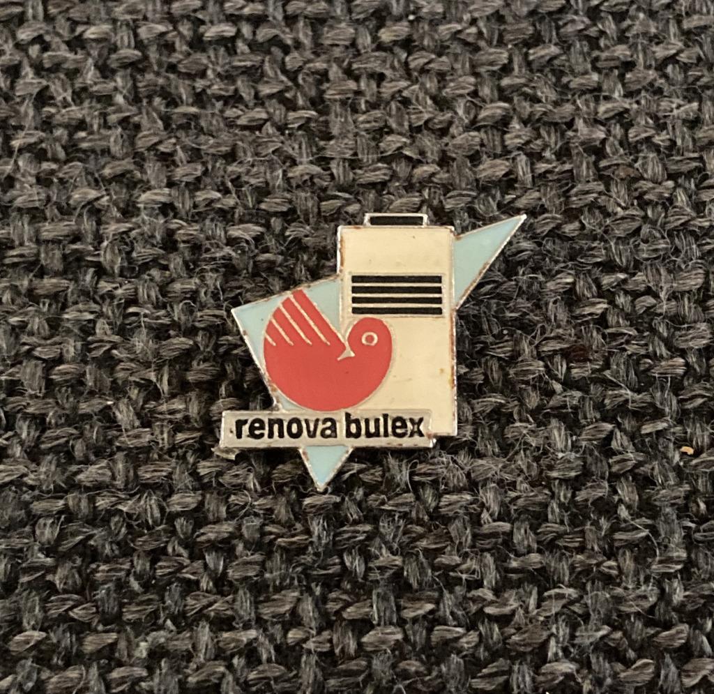 PIN - RENOVA BULEX, Verzenden, Gebruikt, Merk, Speldje of Pin