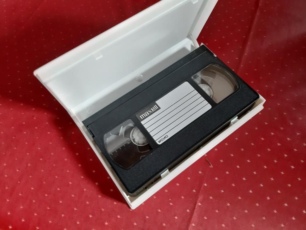cassette VHS maxell E_240 vierge avec boîte pvc, Ophalen of Verzenden, Zo goed als nieuw