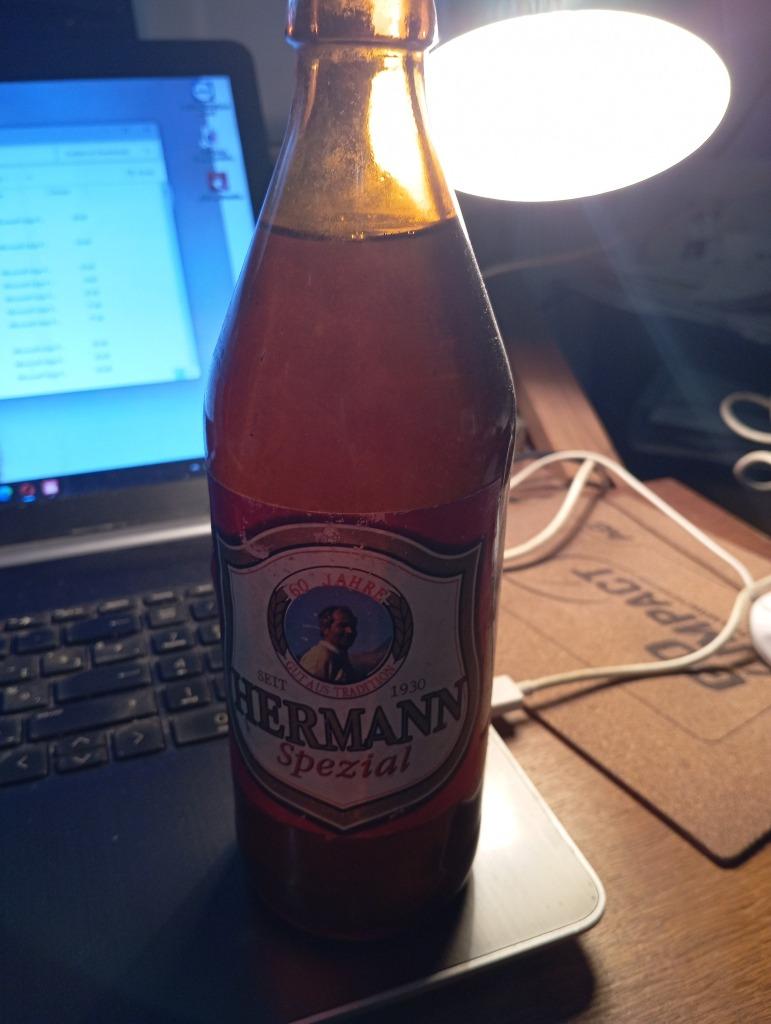 fles 33cl hermann spezial 60 jahre, Verzenden