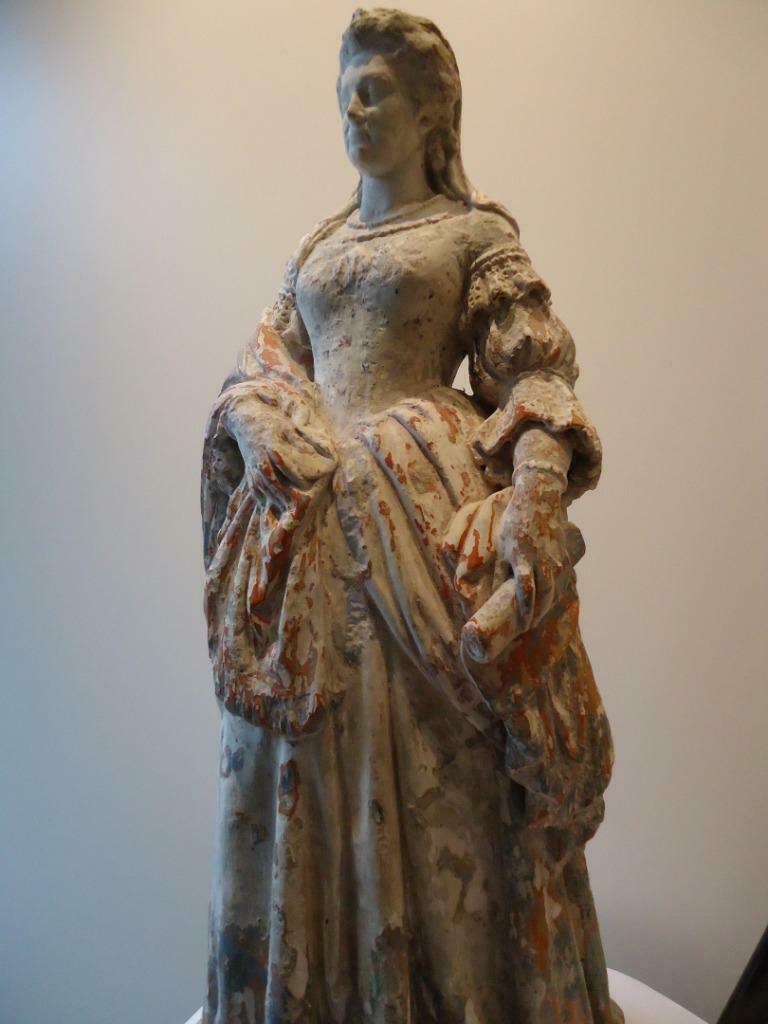 1872 Guillaume GEEFS terracotta model Isabelle Brunelle Name, Ophalen