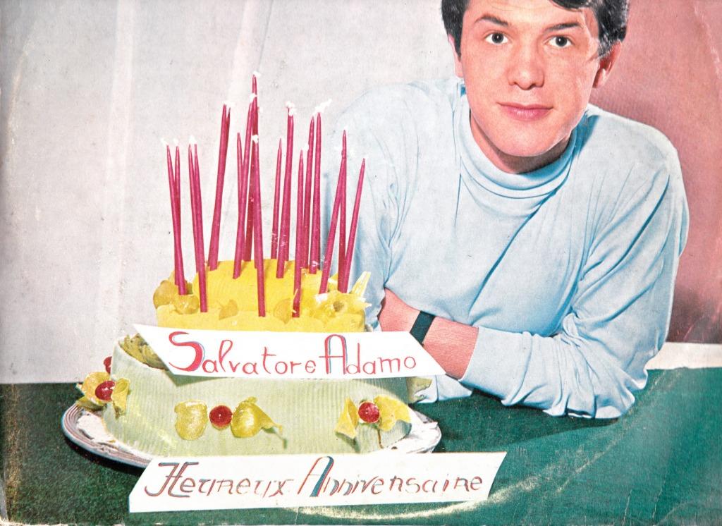 Salvatore ADAMO - HEUREUX ANNIVERSAIRE -  33 T. - Sans date, Enlèvement ou Envoi, Utilisé, 12 pouces, Enfants et Jeunesse