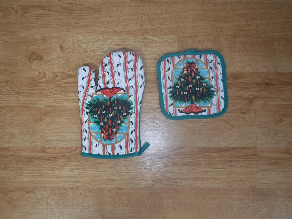 1 set de 2 maniques, Maison & Meubles, Cuisine | Linge de cuisine, Enlèvement ou Envoi, Neuf, Vert, Autres types