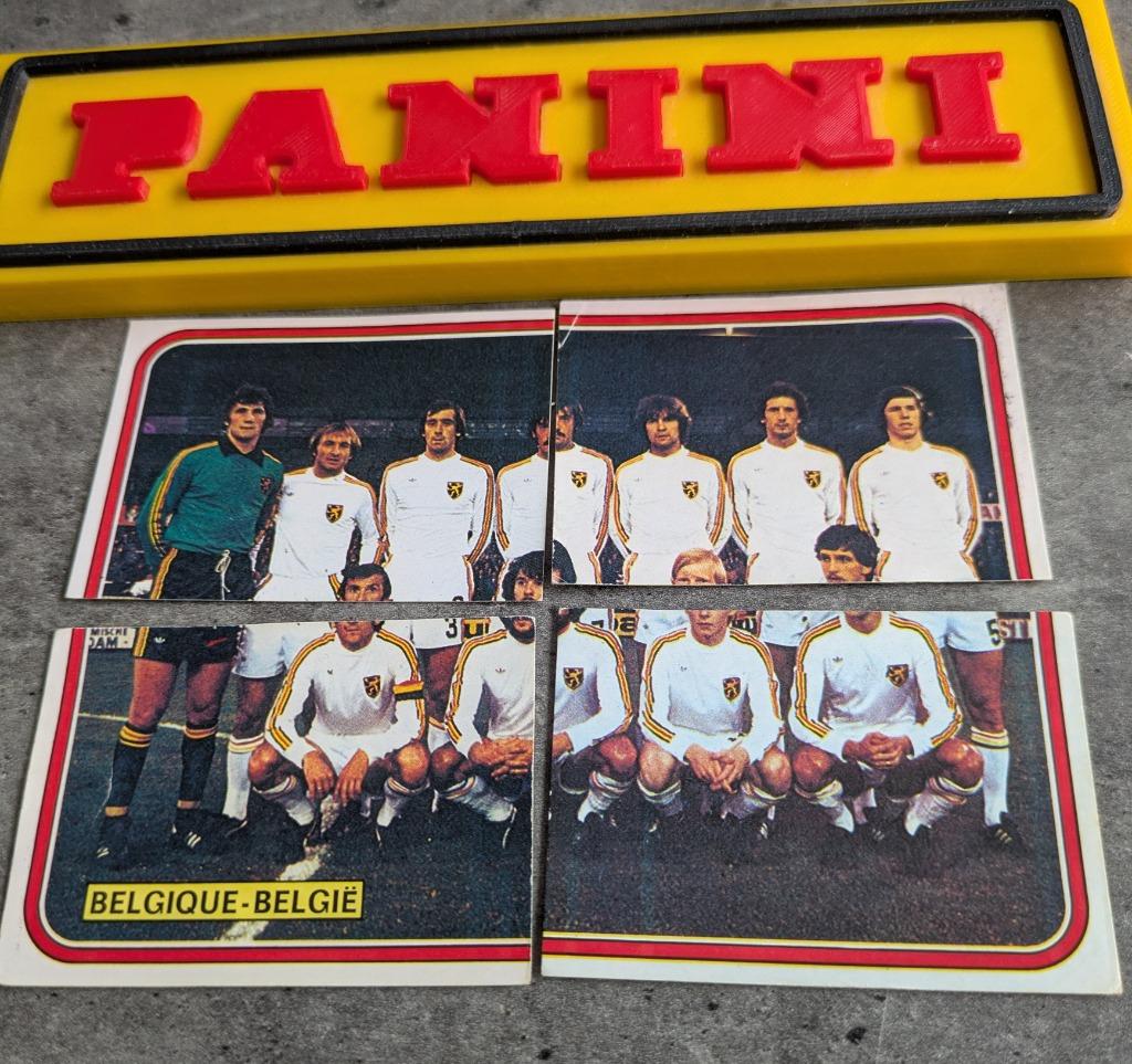 PANINI FOOTBALL 79 BELGIUM 4 AUTOCOLLANTS 1979 NUMÉROS 1 À 4, Envoi