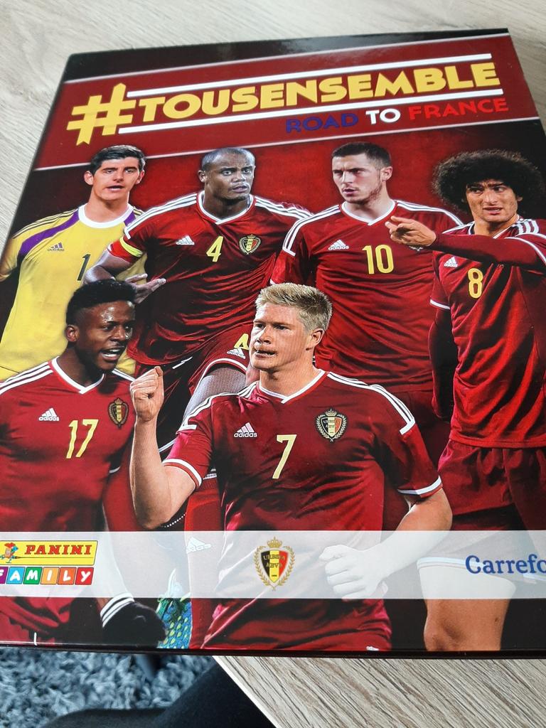 Kaartenboek De Rode Duivels, Ophalen of Verzenden, Zo goed als nieuw