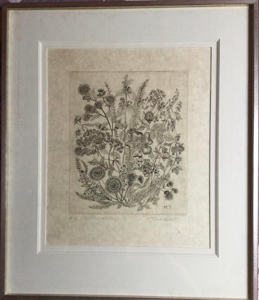 Belle gravure titre une petite ode Signée M. Timmerman, Enlèvement ou Envoi