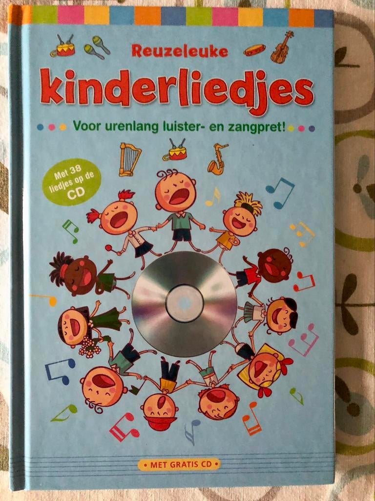 Kinderliedjes, boek met CD, Ophalen, Zo goed als nieuw