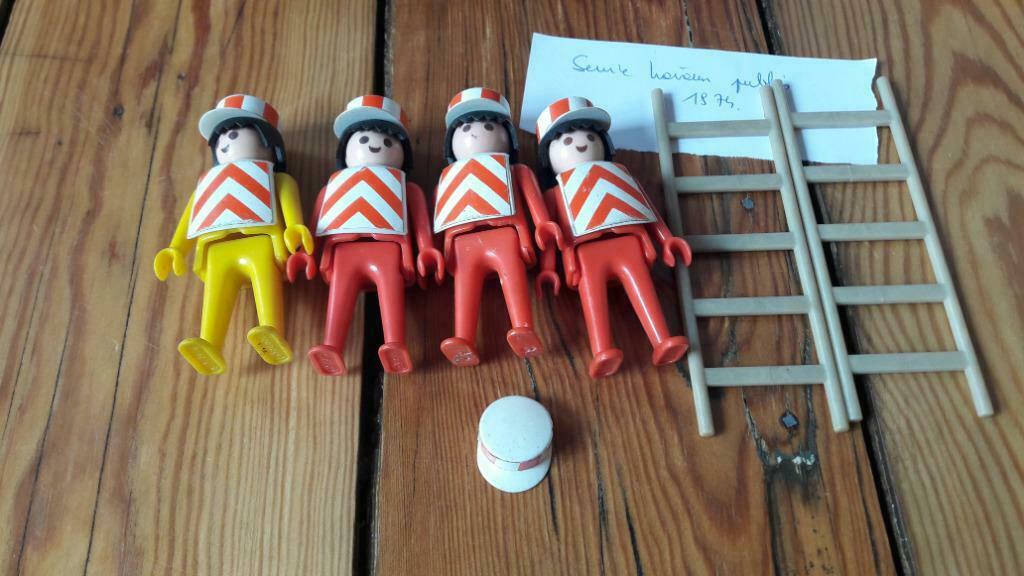 Playmobil travaux publics années 70, Ophalen of Verzenden, Gebruikt, Complete set