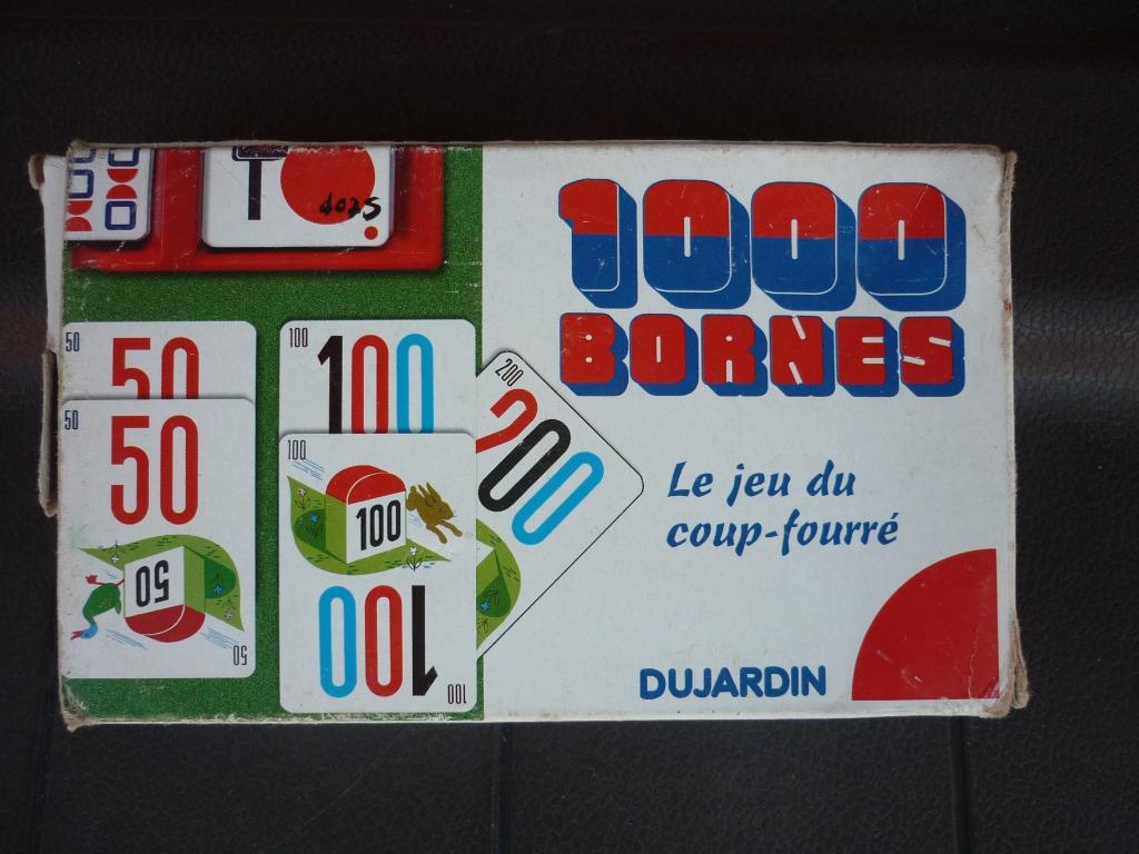 Jeu de société - 1000 (Mille) Bornes - Dujardin, Hobby & Loisirs créatifs, Trois ou quatre joueurs, Enlèvement ou Envoi, Utilisé