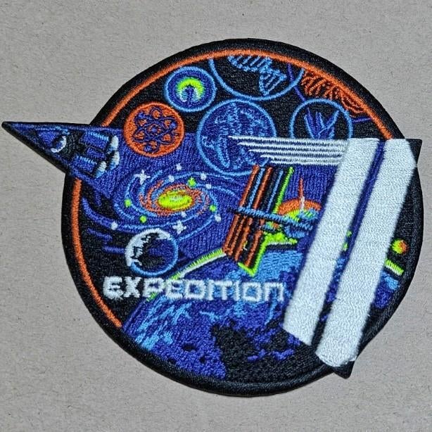 NASA ISS-71-expedities Patch, Verzamelen, Luchtvaart en Vliegtuigspotten, Ophalen of Verzenden, Nieuw, Patch, Badge of Embleem