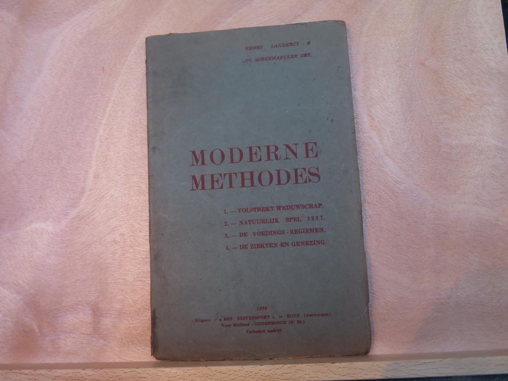 Moderne Methodes – Henry Landercy & De Scheemaecker gebr., Boeken, Gelezen, Ophalen of Verzenden, Overige sporten, Henry Landercy