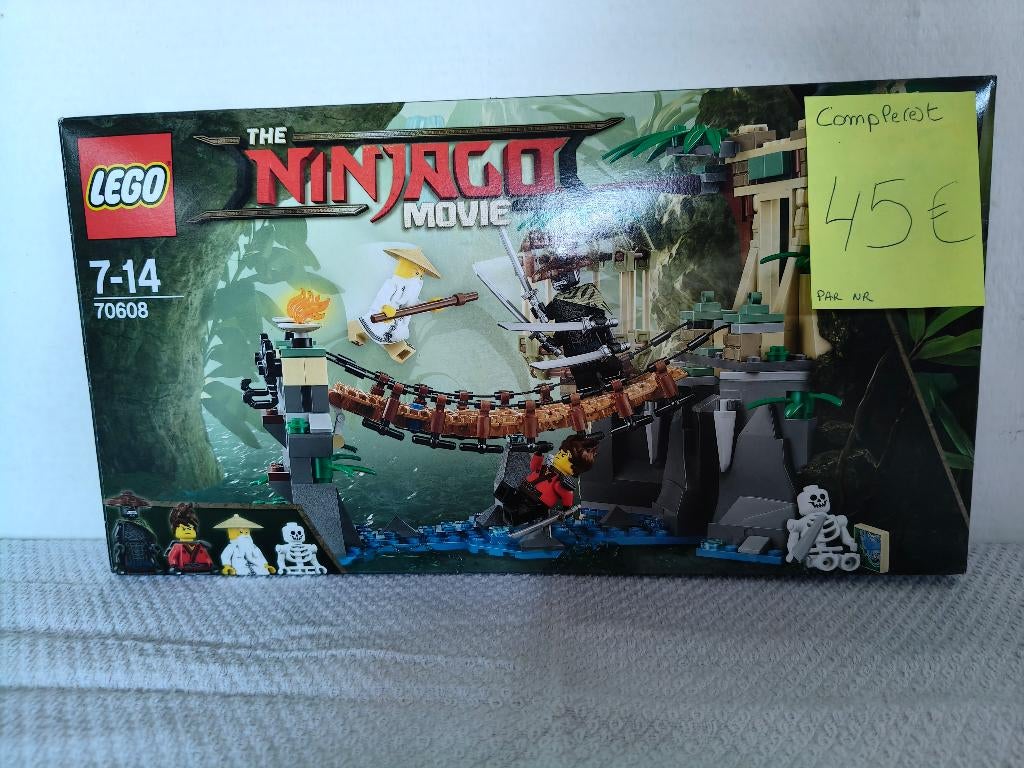 Lego Ninjago 70608 Junglebrug, Kinderen en Baby's, Speelgoed | Duplo en Lego, Ophalen of Verzenden, Gebruikt, Lego