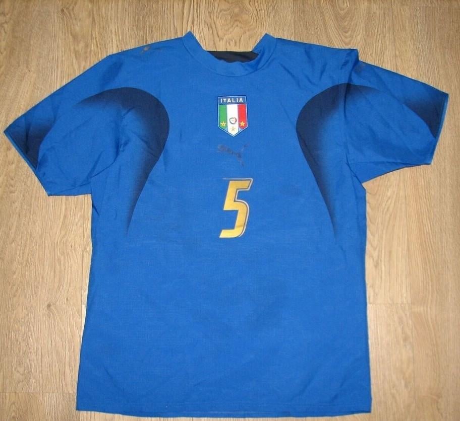 Italië Cannavaro Voetbalshirt Origineel WorldCup Finale 2006, Ophalen of Verzenden, Zo goed als nieuw