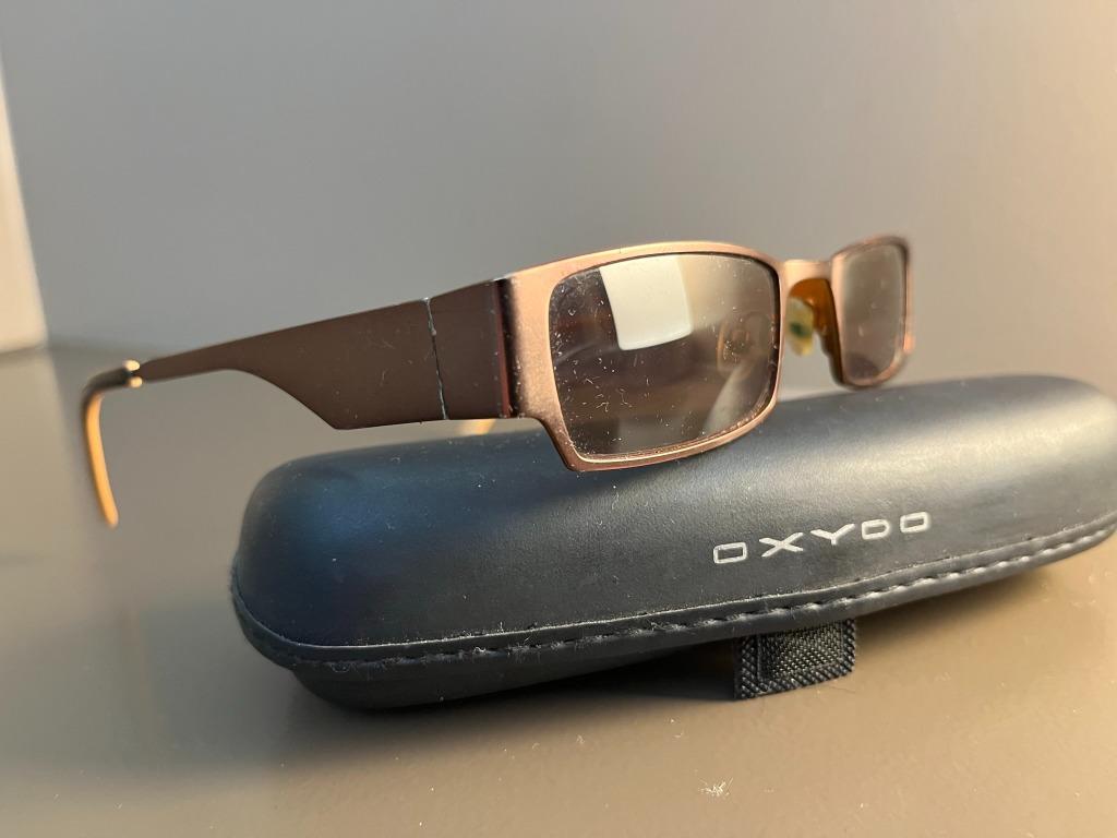 zonnebril oranje koperkleur montuur - heren, Autres marques, Enlèvement ou Envoi, Comme neuf, Lunettes de soleil