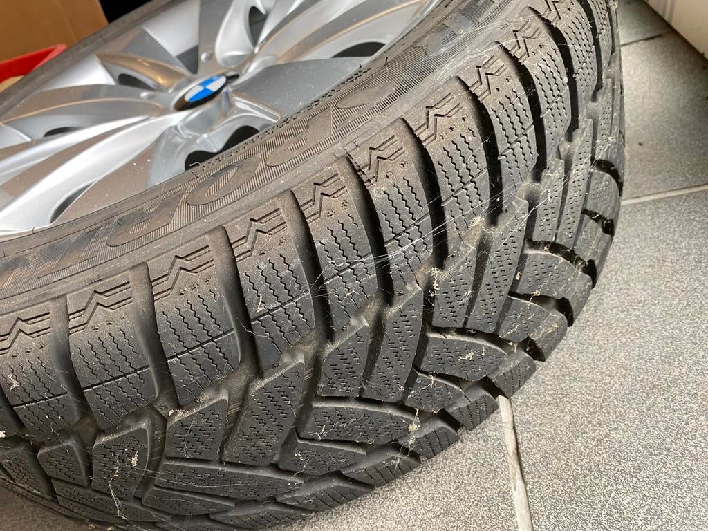 Bmw 3serie velgen met runflat winterband, Ophalen, Zo goed als nieuw