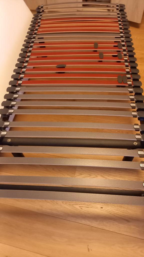 Bed 1 persoon, Ophalen, 90 cm, Eenpersoons, Zwart