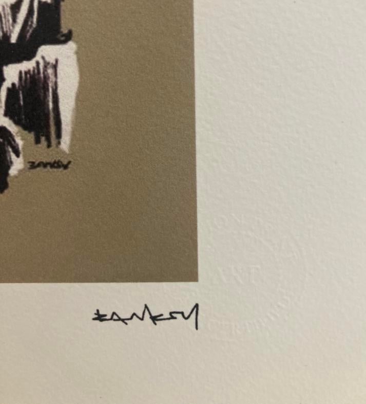 BANKSY: ingelijste en handgenummerde lithografie
