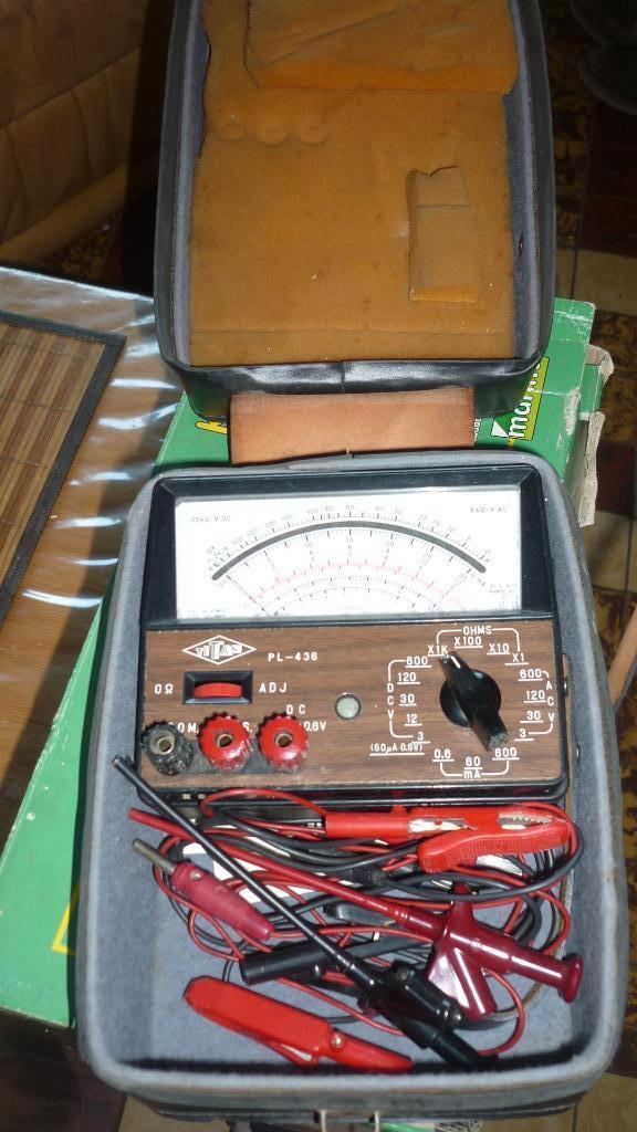 vintage multimeter, Doe-het-zelf en Bouw, Meetapparatuur, Ophalen, Multimeter