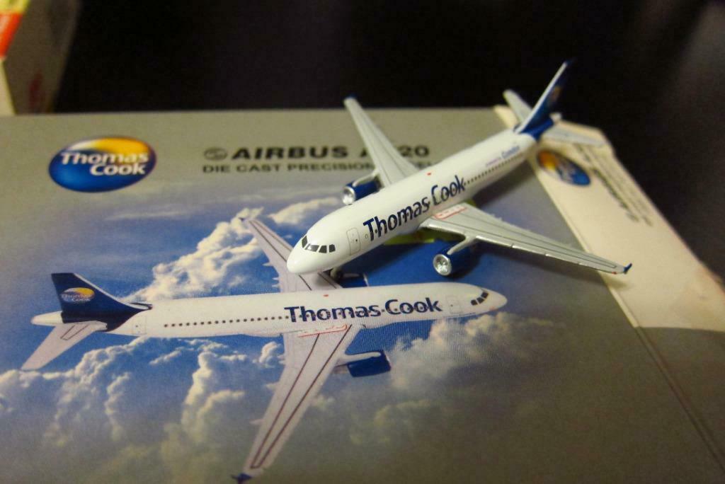 SCHUCO STARJET 355 7553 AIRBUS A320 THOMAS COOK 1/500, Overige merken, 1:200 of kleiner, Nieuw, Ophalen of Verzenden