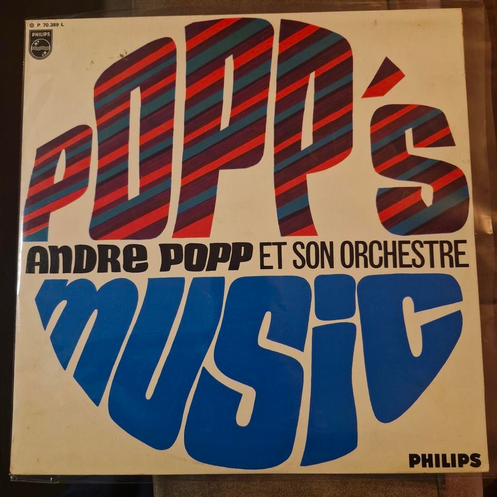 Lp André POPP et son orchestre " Popp's Music ", LP, Gebruikt, 12 inch, Beschermende buitenhoes