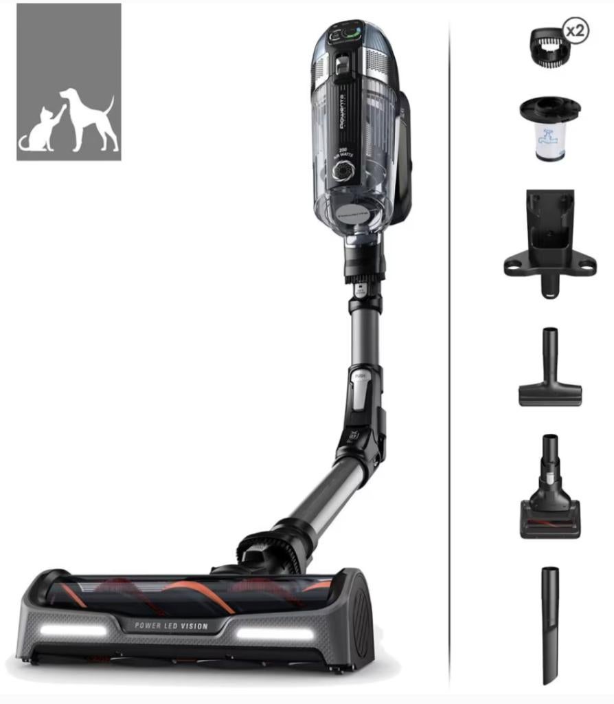 RowentaX Force Flex 14.60. 200W met nieuwe batterij, Elektronische apparatuur, Stofzuigers, Ophalen of Verzenden, Zo goed als nieuw