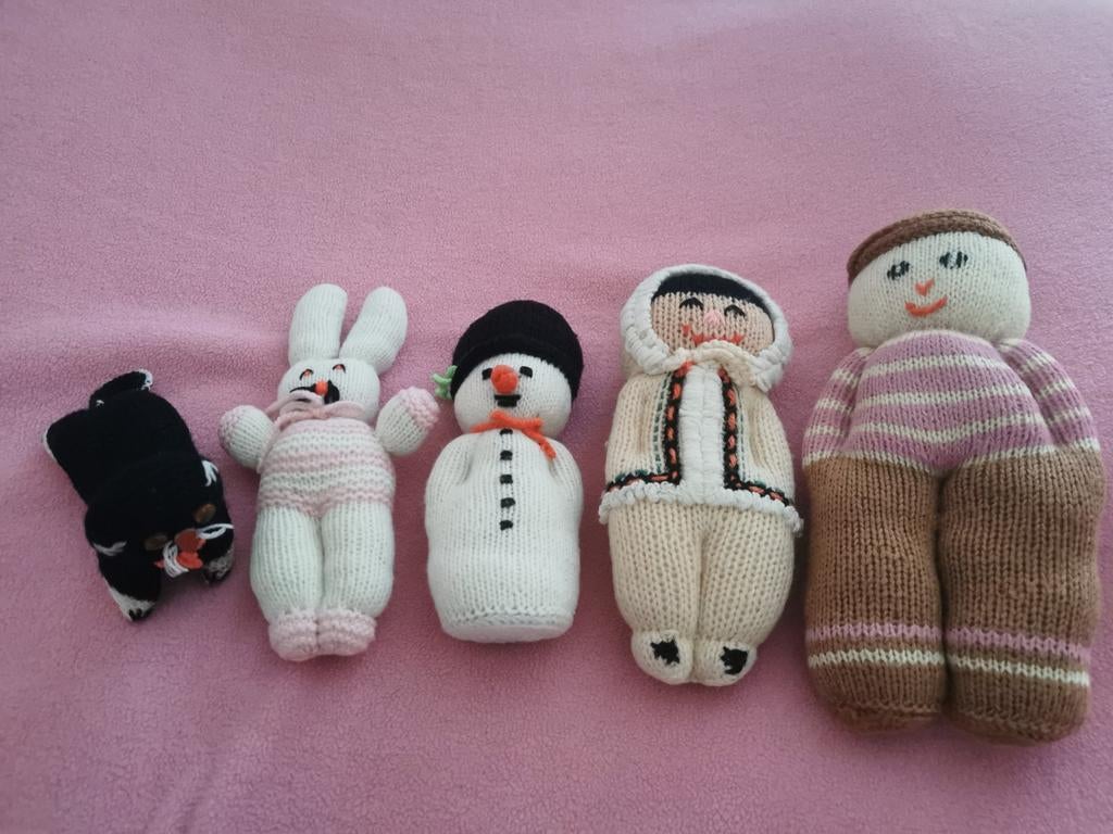 Paquet de 5 nouvelles poupées en tissu, Enlèvement ou Envoi, Neuf