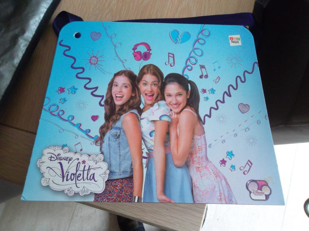 Violetta Disney paper bag, Ophalen of Verzenden, Overige figuren, Zo goed als nieuw, Tas, Koffer of Zak