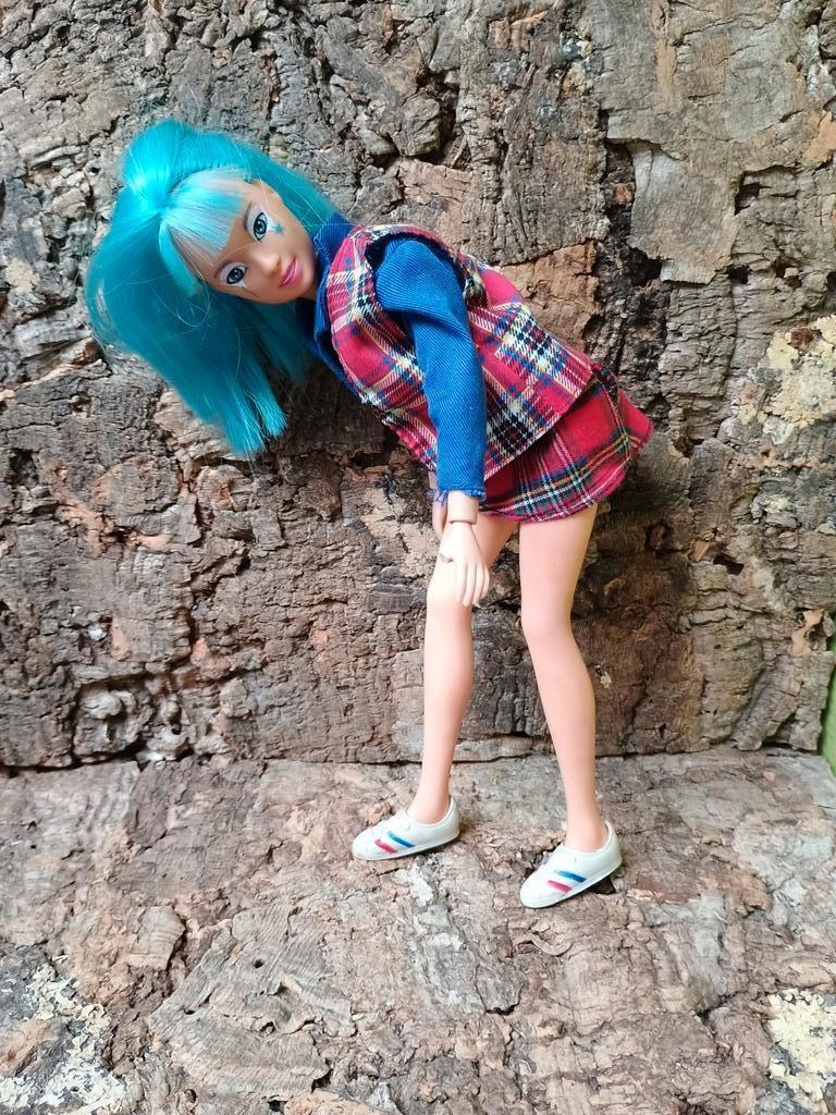 Aja van Jem & the Holograms  Hasbro 1985 (Hongkong), Ophalen of Verzenden, Gebruikt, Fashion Doll