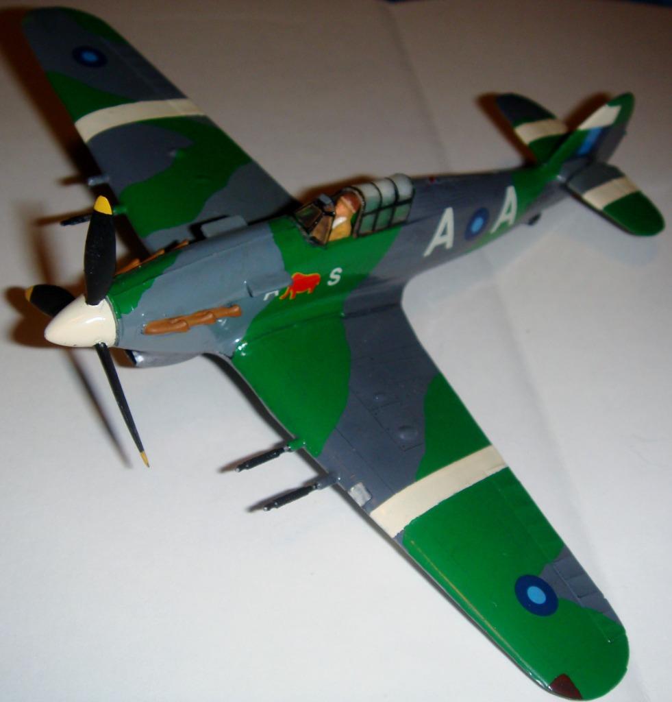 Maquette de Hawker Hurricane MK II C KZ352 au 1/72, Inde, Enlèvement, Utilisé, 1:72 à 1:144, Heller