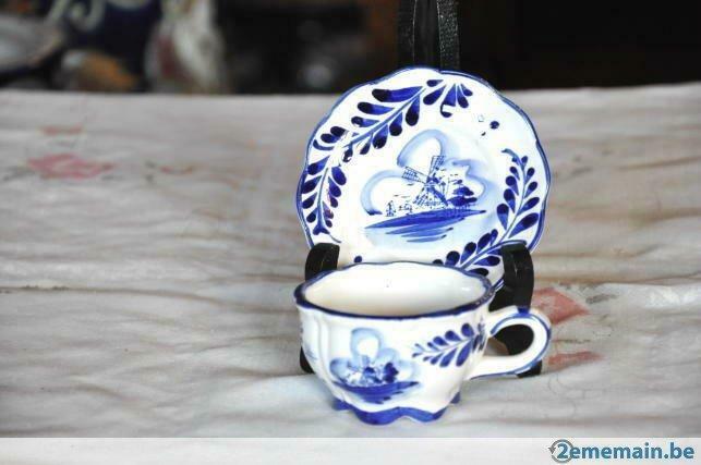 tasse et sous tasse de collection delft nvl