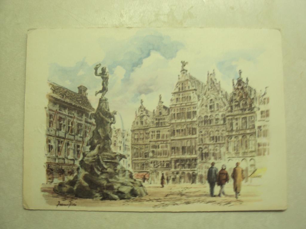 51486 - ANTWERPEN - GROTE MARKT EN BRABO FONTEIN, Verzenden, Antwerpen