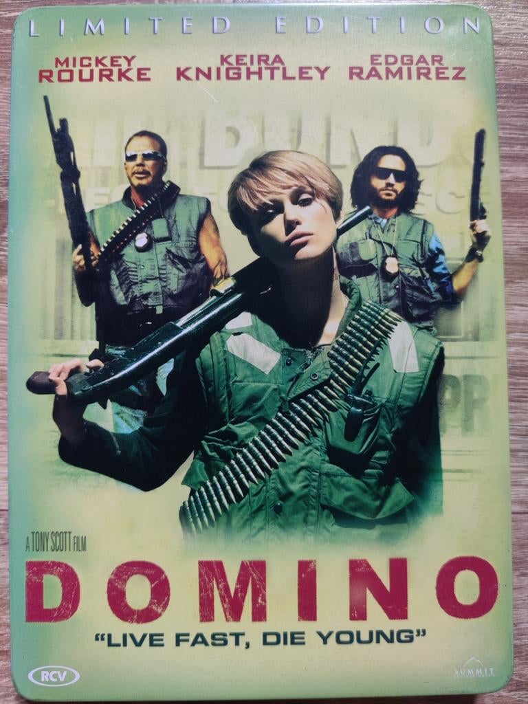Domino (2005) (Mickey Rourke) Steelcase DVD, Ophalen of Verzenden, Zo goed als nieuw