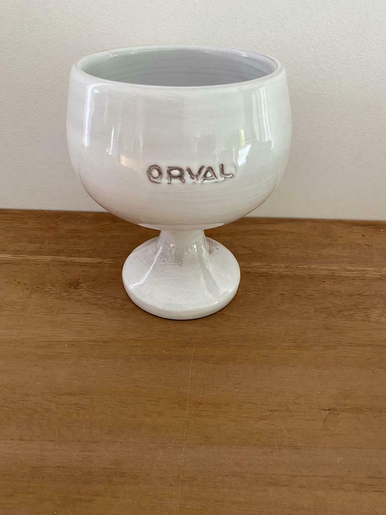 Calice Orval neuf 33cl blanc, Collections