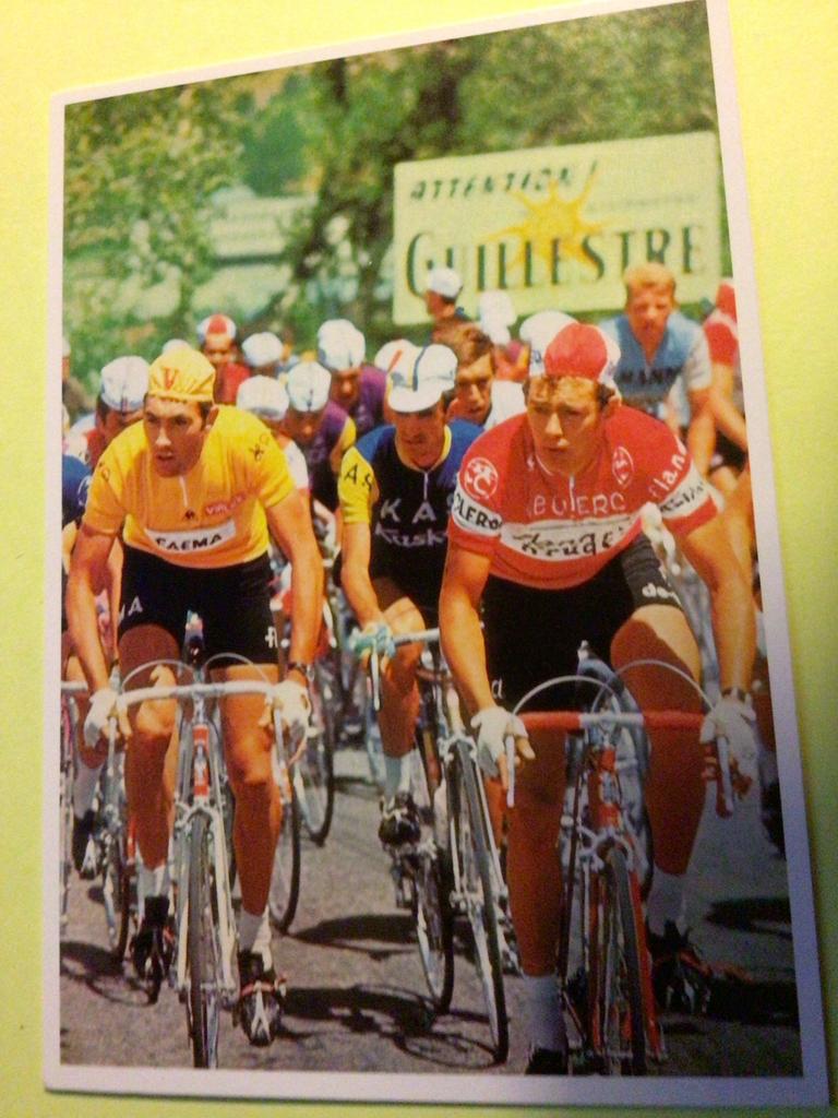 wielerkaart 1969 team faema  tour de france  eddy merckx, Envoi, Comme neuf