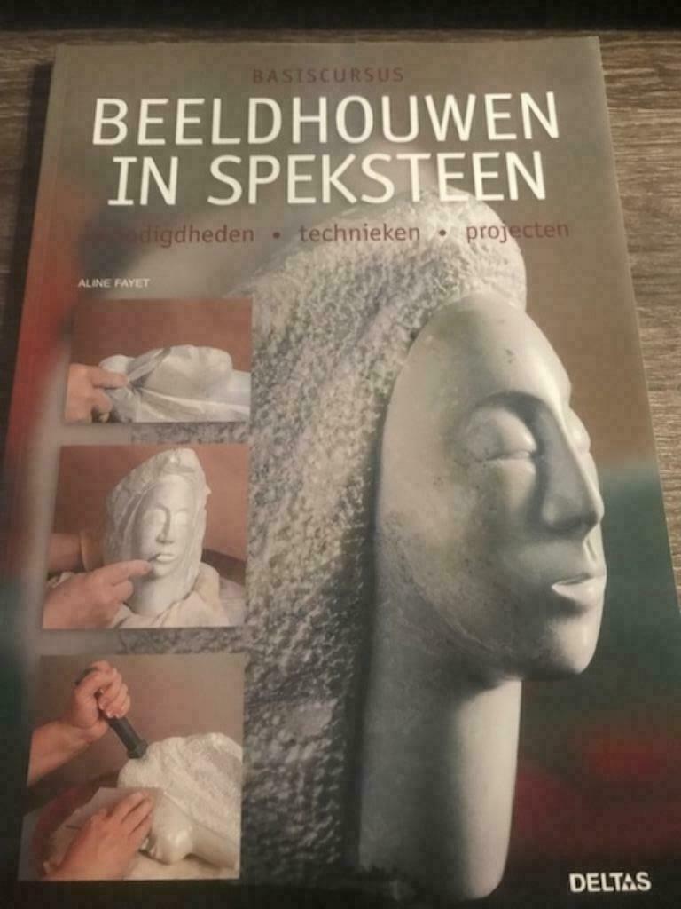 *Boek: Beeldhouwen in speksteen-nieuwstaat, Ophalen, Nieuw