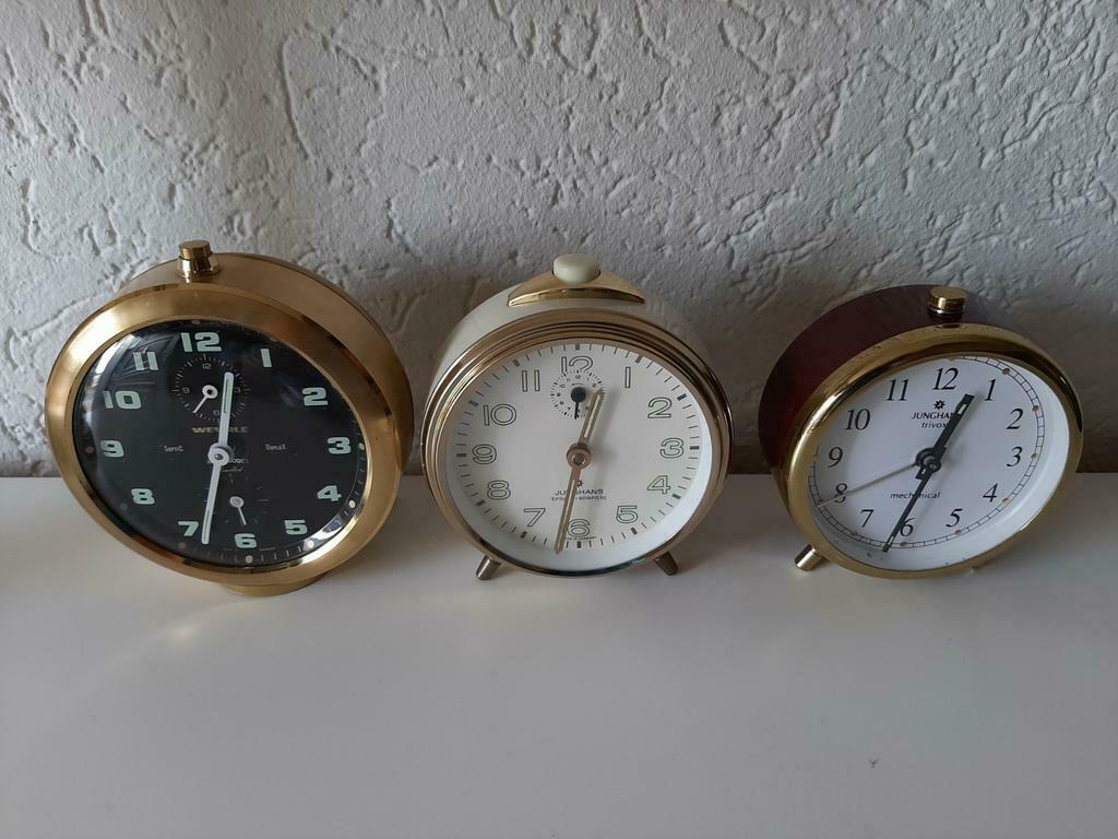 Vintage mechanische wekkers jaren 60 nieuwstaat, Ophalen of Verzenden