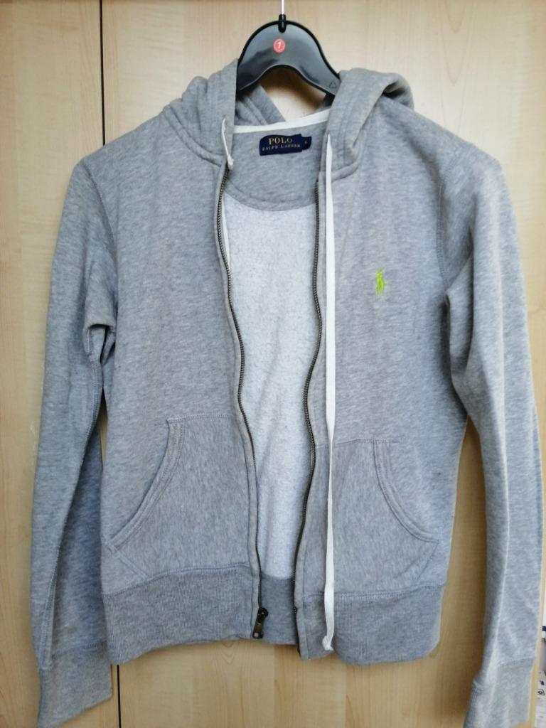 sweater hoodie ralph lauren maat S, Ophalen of Verzenden, Zo goed als nieuw, Maat 36 (S), Grijs