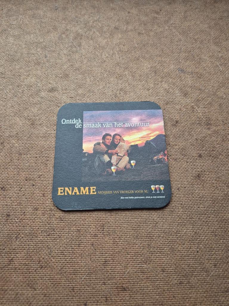 Sous bock Ename (modèle 7), Ophalen of Verzenden, Gebruikt, Viltje(s), Overige merken