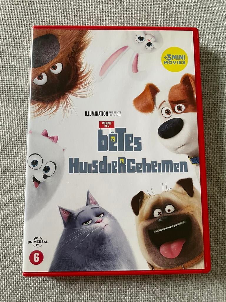 DVD Huisdiergeheimen, À partir de 6 ans, Enlèvement ou Envoi, Comme neuf