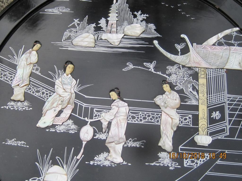 Japanse tafel in laque, Ophalen, Zo goed als nieuw