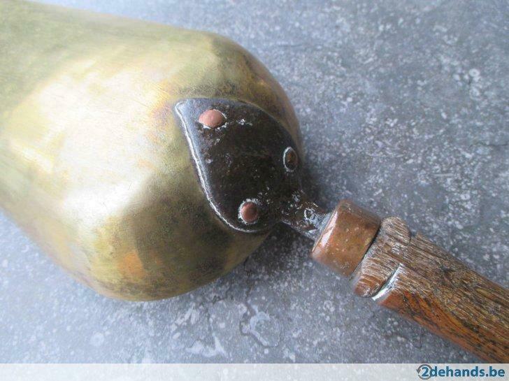 Originele Oude kolenschep in koper, Antiek en Kunst