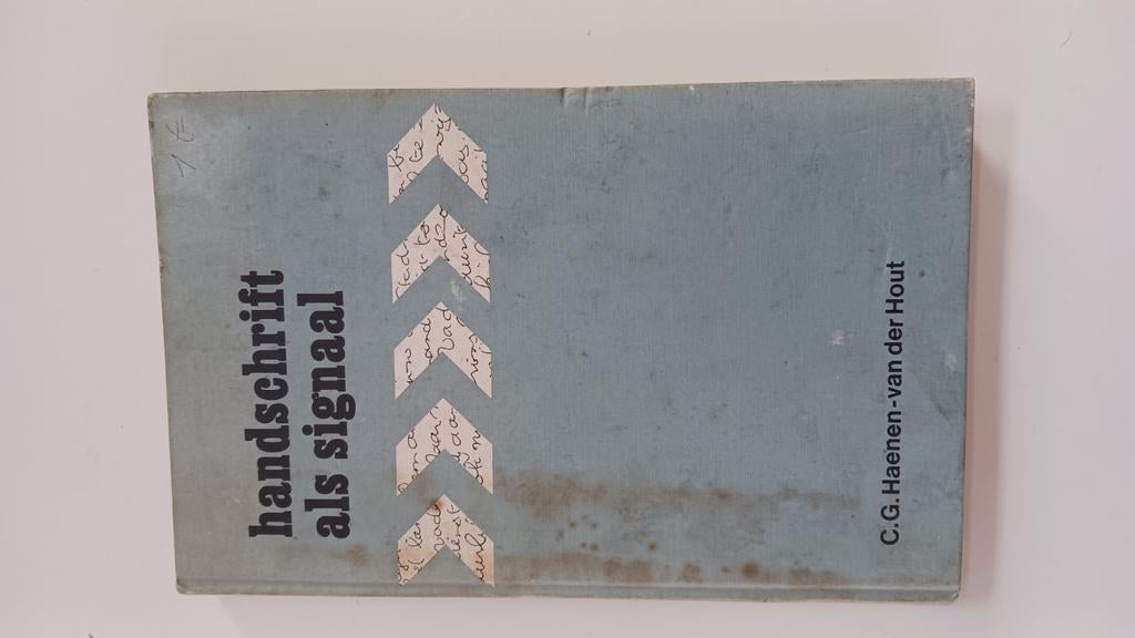 HANDSCHRIFT ALS SIGNAAL, HANDBOEK VOOR SCHRIFTONTLEDING, Ophalen, Zo goed als nieuw