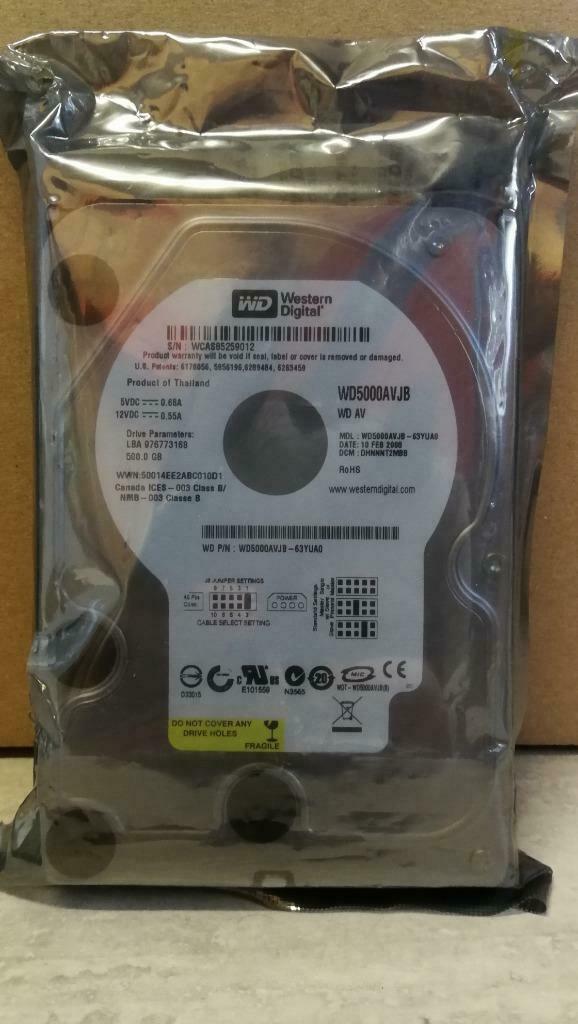 Nieuwe harde schijf Western Digital 500GB, Ophalen, Nieuw, Intern, Western Digital